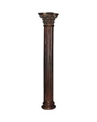 Corinthian Column Wood Tone